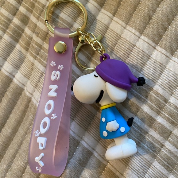 Unbranded Other - Sold New Snoopy Cartoon Schoolbag Charm Pendant Bag Jewelry Car Keychain